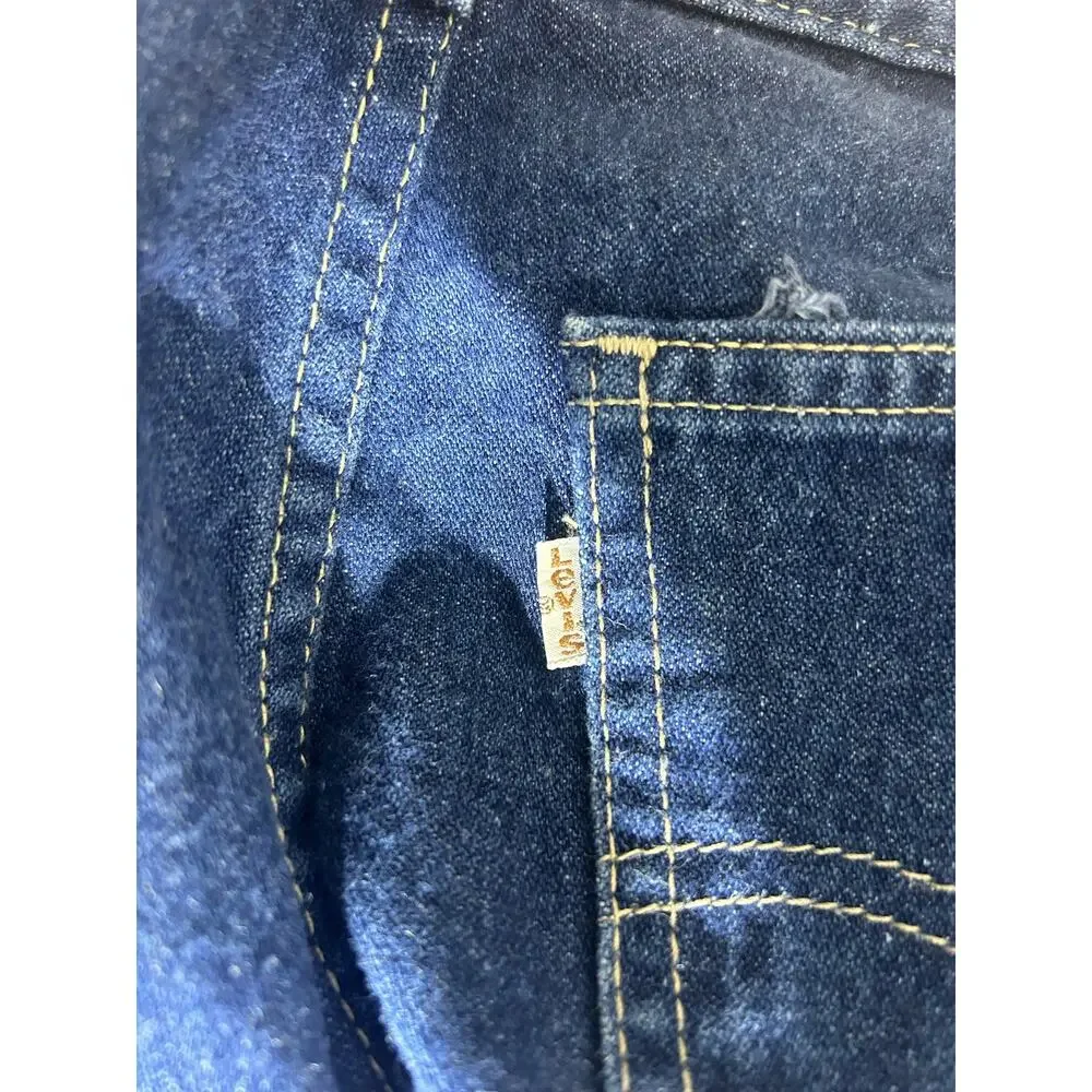 Vintage Levi's Brown Tab Jeans Size 11/26 High Rise Tapered Waist Workwear